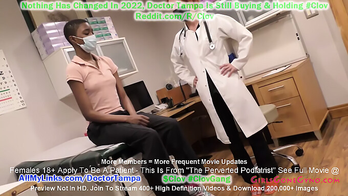 Seductive Podiatrist Stacy Shepard Examines Jewel'S Sweaty Feet In Pov