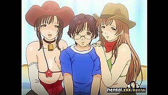 Mujeres Tetonas De Anime Lamen Y Chupan Una Gran Polla En Un Video De Hentai.Xxx