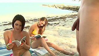 Brandi Belle Y Sus Amigas Se Entregan A La Diversión Erótica En La Playa