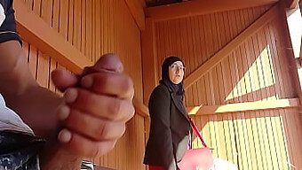 Tight Muslim Girl Gets A Big Cock In Public