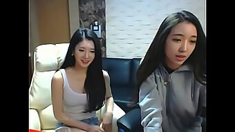 Asian Beauties Display Their Breasts On Camera For Viewers