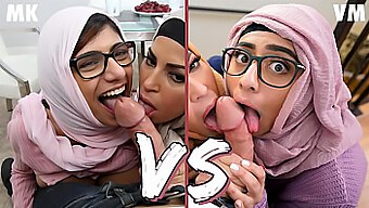 Mia Khalifa Vs Violet Myers: En Legendarisk Forførelseskamp (Vælg Din Favorit)